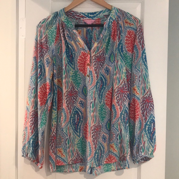 Lilly Pulitzer Tops - Lilly Pulitzer Elsa Top